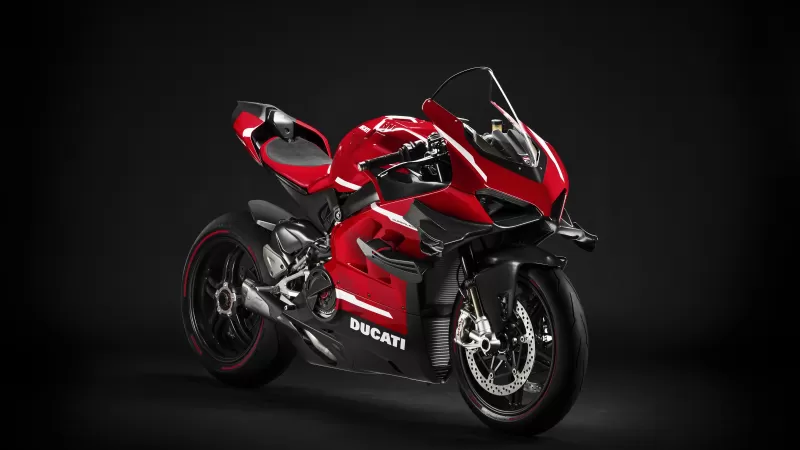 Ducati Superleggera V4, Carbon superbike, Black background, 2021, 4K wallpaper