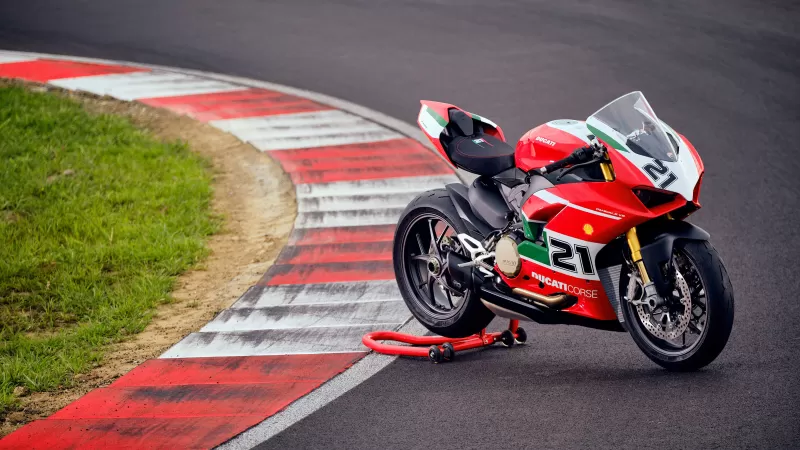 Ducati Panigale V2 Bayliss, Sports bikes, Race track, 2021, 5K