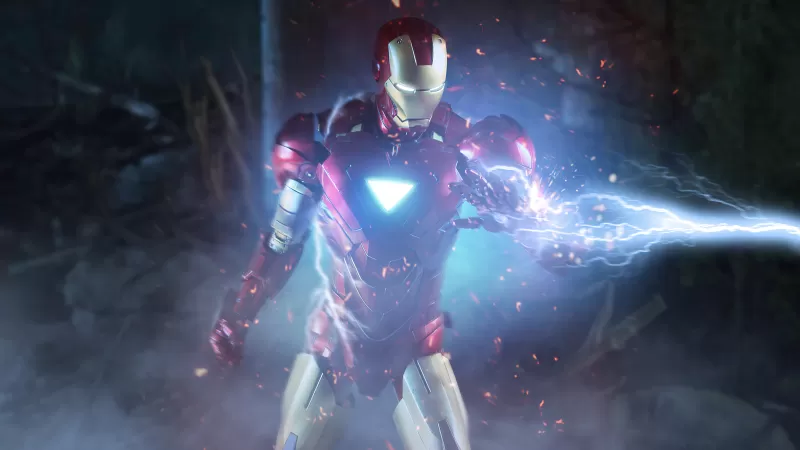 Iron Man, Marvel Superheroes, 5K, 8K