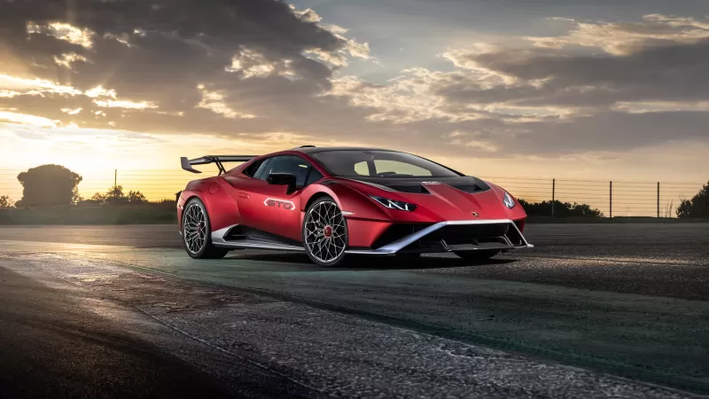 Lamborghini Huracán STO, Sports cars, 2021, 5K, 8K