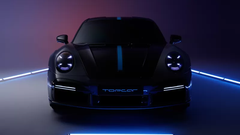 TopCar Porsche 911 Turbo S Stinger GTR 3, 2021, 5K, 8K