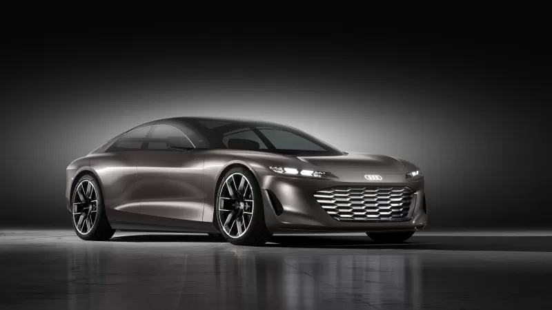 Audi grandsphere concept, Electric cars, Concept cars, 2021, Dark background, 5K