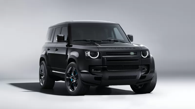 Land Rover Defender 110 V8 Bond Edition, Bond Cars, 2021, Monochrome, Black Edition, 5K