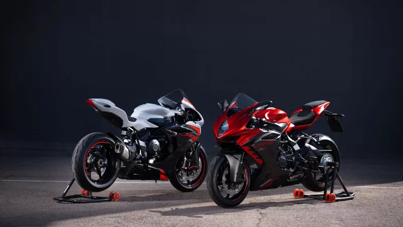 MV Agusta F3 RR, Sports bikes, Dark background, 2022, 5K, 8K