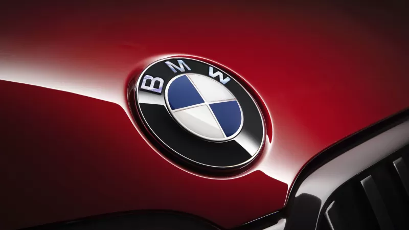 BMW logo, BMW 7 Series, 5K