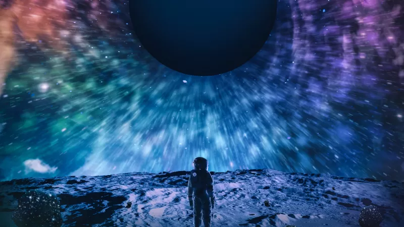 Astronaut, Voyager, Wanderer, Surreal, Planet, Cosmos, Universe
