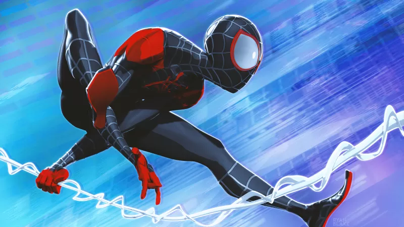 Miles Morales, Spider-Man: Into the Spider-Verse, Digital Art