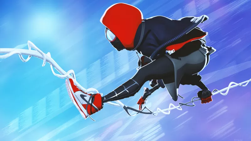 Miles Morales, Spider-Man: Into the Spider-Verse, Digital Art, Marvel Comics