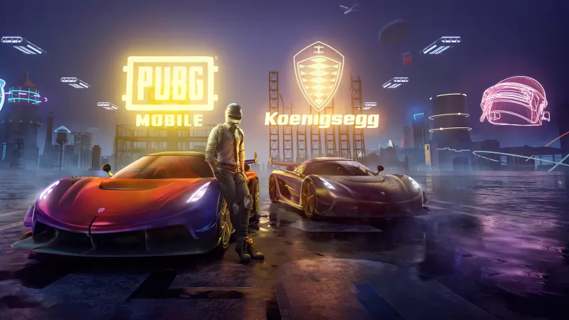 PUBG MOBILE, Koenigsegg, 2021 Games, 5K