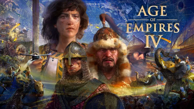 Age of Empires IV, Age of Empires 4, PC Games, 2021 Games, Key Art, Strategy games, 5K, 8K