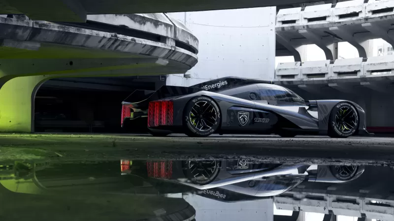 Peugeot 9X8, Le Mans Sports cars, Prototype, Racing cars, Hypercars, Electric Sports cars, 5K, 8K, 2022