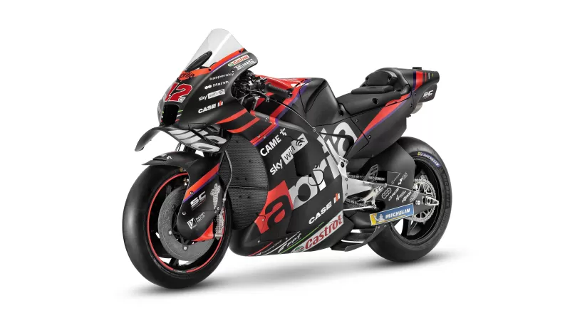 Aprilia RS-GP wallpaper, MotoGP bikes, 2022, White background