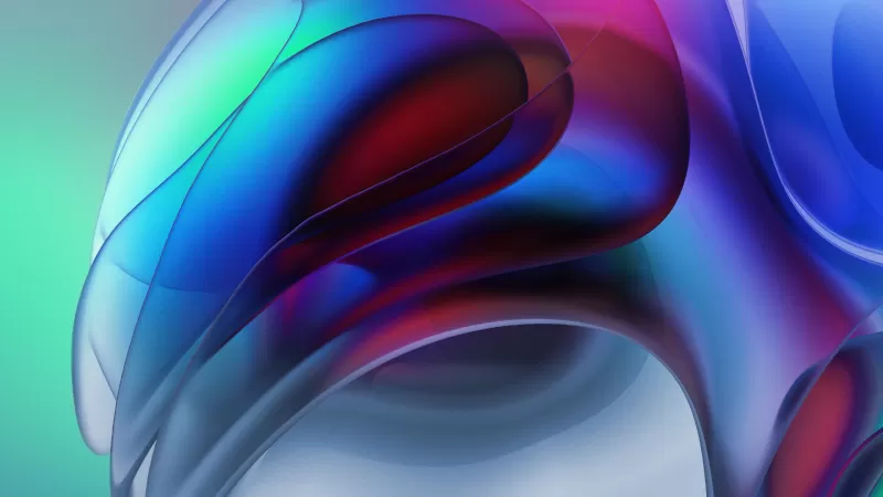 Moto Tab stock wallpaper, Glass gradients, Blue and teal