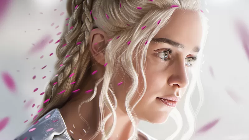 Emilia Clarke, Daenerys Targaryen, Game of Thrones, Portrait