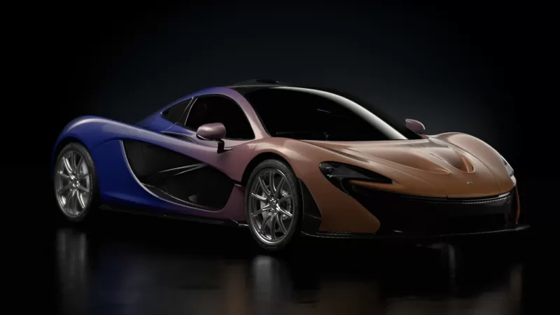 McLaren P1 McLaren NFT Genesis Collection, Dark background 4K