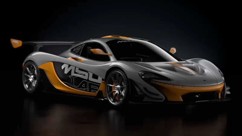 McLaren P1 GTR, McLaren NFT Genesis Collection, Supercars, 2022, Dark background