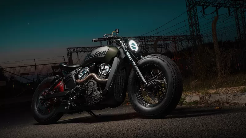 Indian Scout Bobber Envy, Built Customs, Custom motorcycle, Cruiser motorcycle