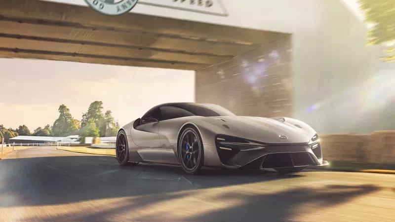 Lexus Electrified Sport Concept, Electric supercar, Motion shot, 4K wallpaper