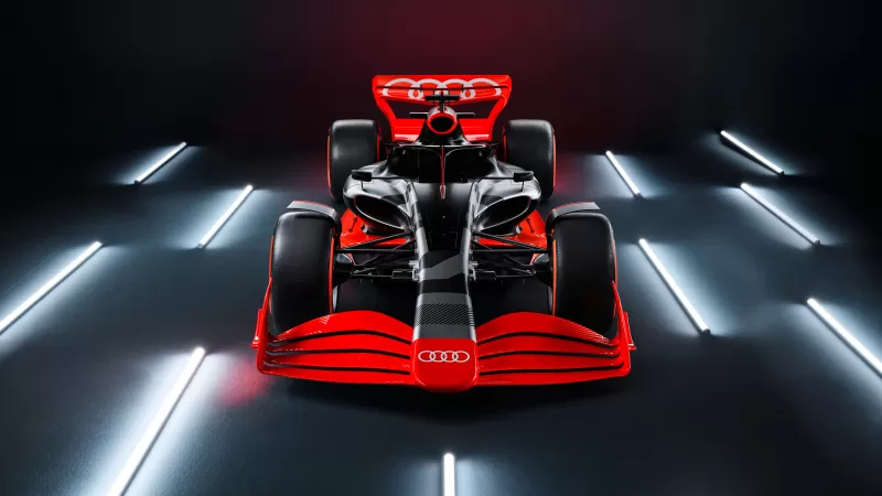 Audi F1 launch livery, Formula E racing car, 5K, 2022