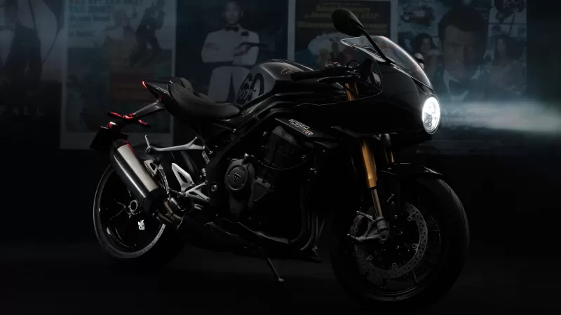 Triumph Speed Triple 1200 RR Bond Edition, 8K wallpaper