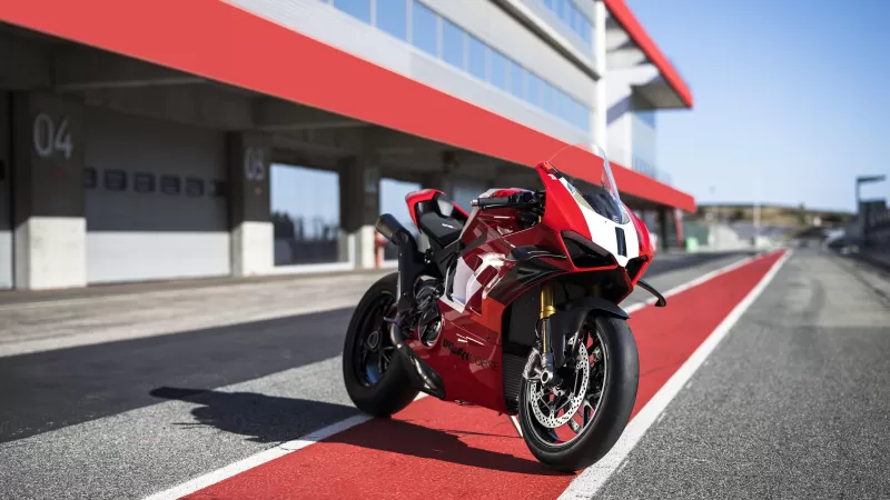 Ducati Panigale V4 R, Sports bikes, Race track, 2023, 5K, 8K