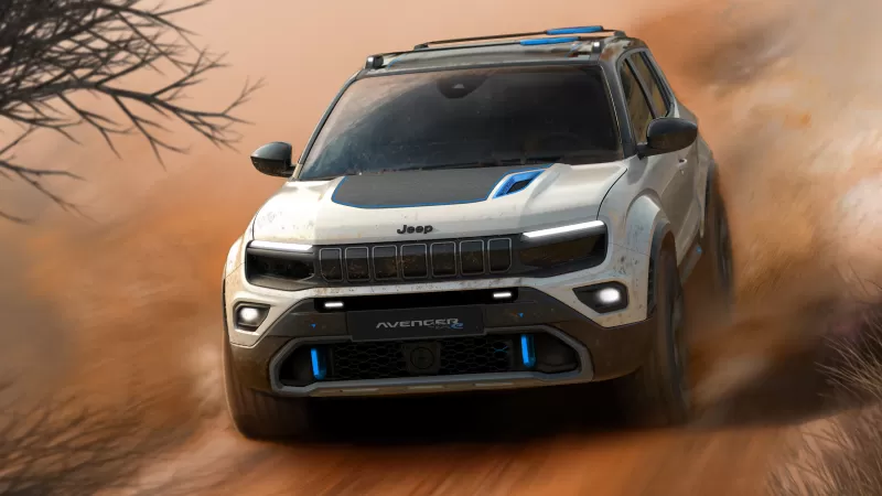 Jeep Avenger 4x4 Concept, Off-Road SUV, Off-roading, 2022