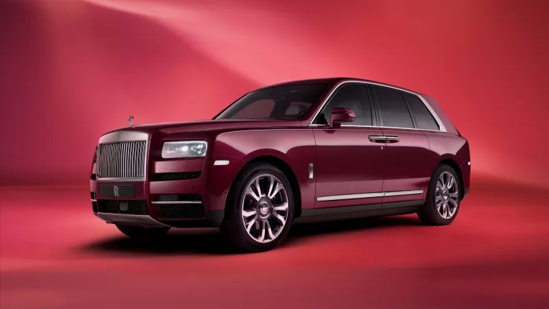 Rolls-Royce Cullinan Inspired by Fashion, Wildberry, Red background