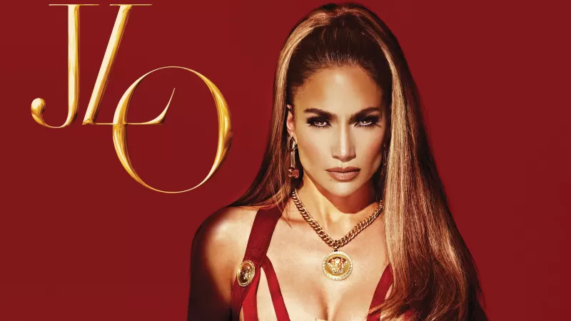 Jennifer Lopez HD, Red background