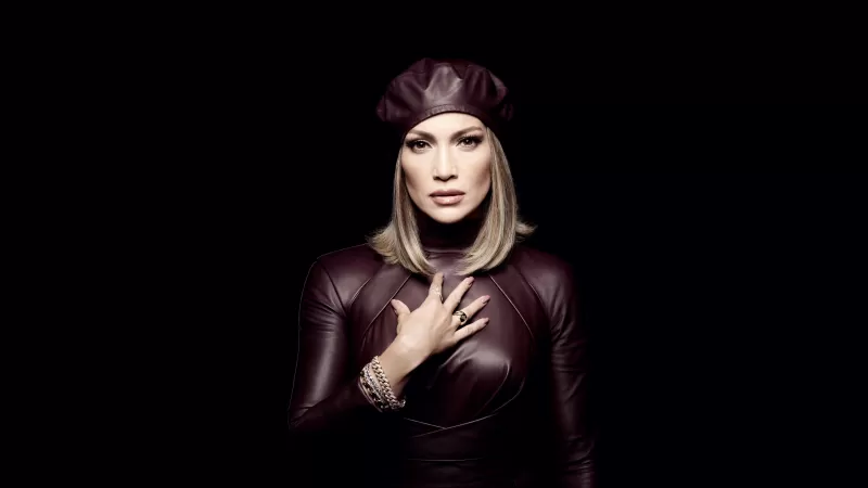 Jennifer Lopez 4K, Black background
