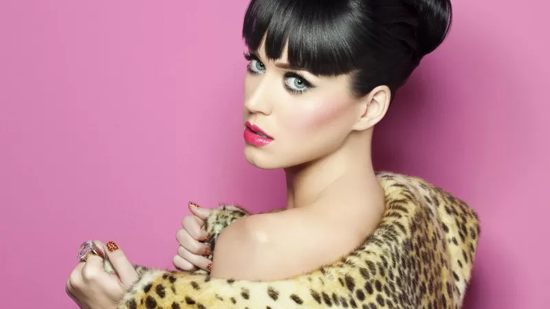 Katy Perry 4K, Pink background