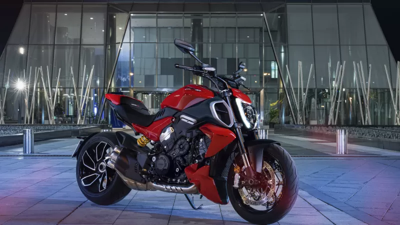 Ducati Diavel V4, Sports bikes, Muscle cruiser, 5K, 2023