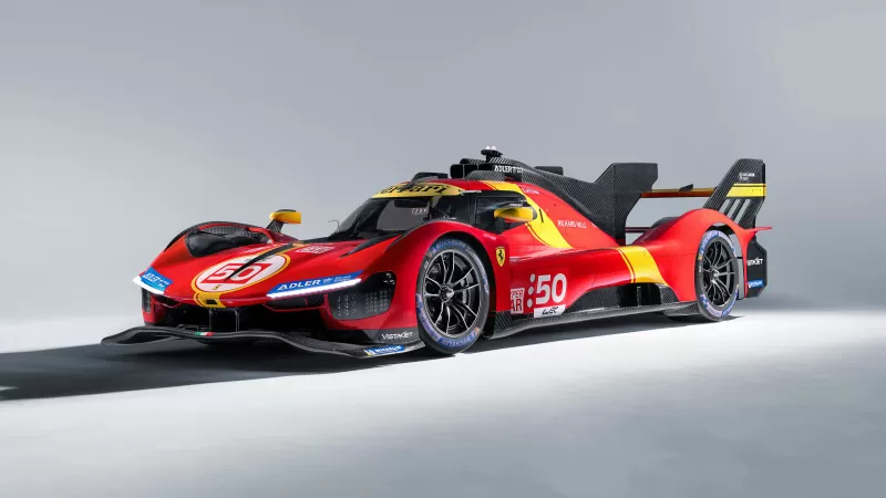Ferrari 499P, Le Mans Hypercar, Prototype, 2023 World Endurance Championship, 5K, 8K