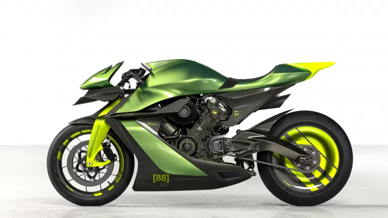 Aston Martin AMB 001 Pro, Superbikes, Brough Superior AMB 001 Pro, EICMA Motorcycle Show, White background