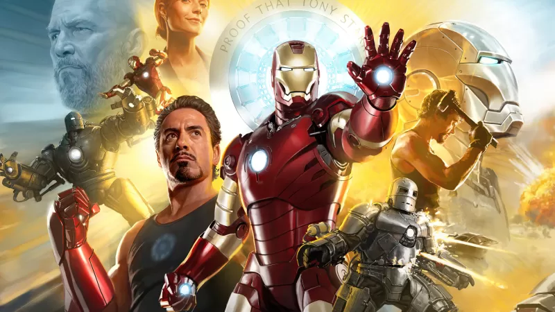 Iron Man, Tribute, Marvel Comics, Marvel Superheroes, 5K, 8K