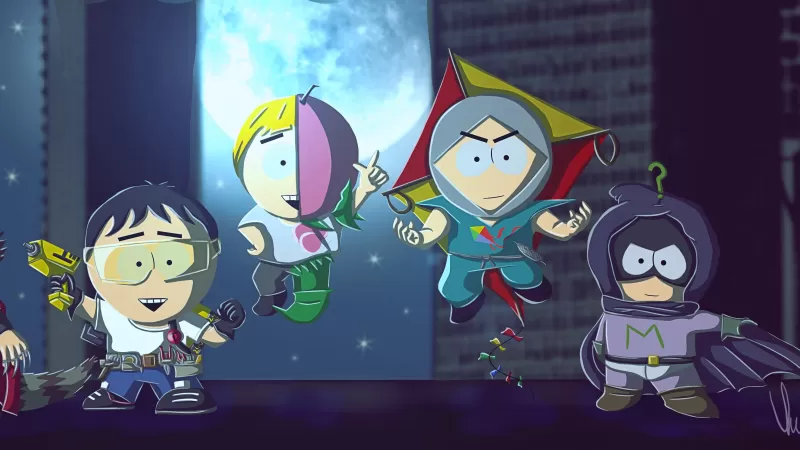 South Park: The Fractured but Whole, Human Kite, Super Craig, Mysterion, Toolshed, PC Games, Nintendo Switch, PlayStation 4, Xbox One