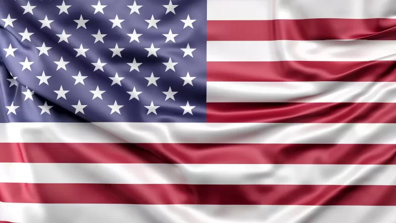 American flag, Flag of USA, Flag of the United States, National flag, 5K, 8K