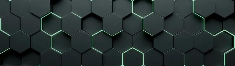 Honeycomb Triple monitor wallpaper, Hexagons, Dark abstract, 3D background, Dark background, 5K, 8K, 10K