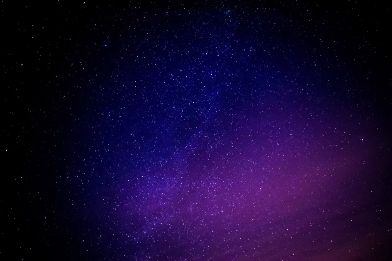 Starry sky 5K wallpaper, Purple sky, Astronomical, Stars