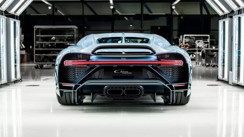 Bugatti Chiron Profilée 5K, Rear View