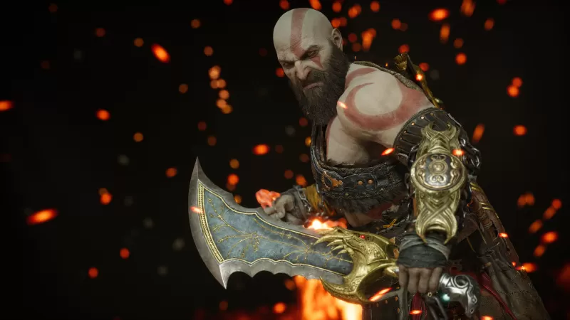 Kratos in God of War Ragnarök