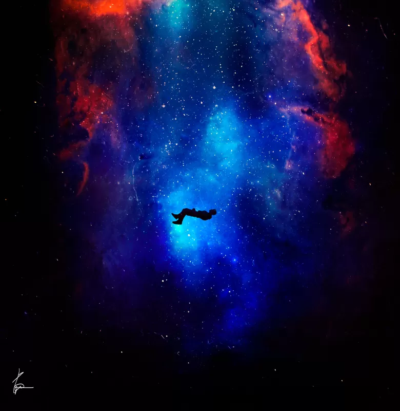 Lost in Space, Alone, Dream, Deep space, Nebula