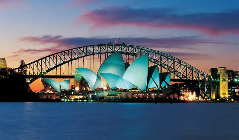 Sydney Opera House, Cityscape, Australia, Sunset