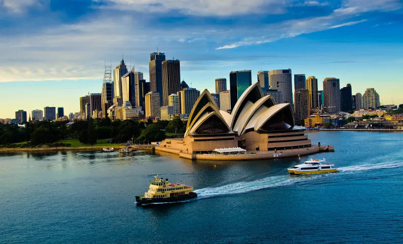 Sydney Opera House, Sydney cityscape, Australia, 5K