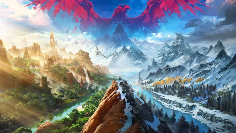 Horizon Call of the Mountain Landscape, 2023 Games