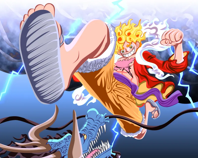 Monkey D. Luffy, Luffy vs Kaido, Gear 5, One Piece