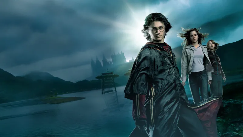 Harry Potter and the Goblet of Fire, Ron Weasley, Emma Watson as Hermione Granger, Daniel Radcliffe as Harry Potter