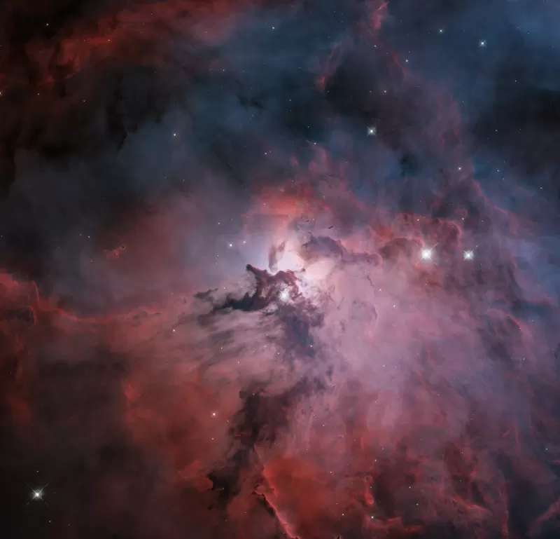 Lagoon Nebula, Interstellar cloud, Constellation, Astronomical, 5K, 8K