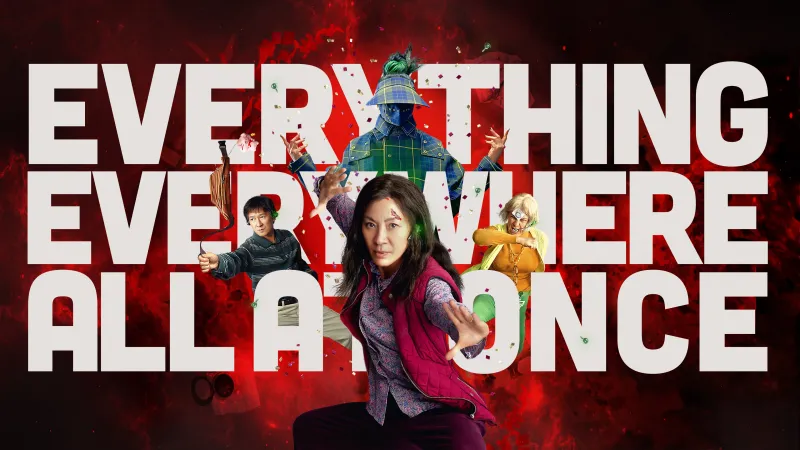 Everything Everywhere All at Once, Michelle Yeoh as Evelyn Wang, Jamie Lee Curtis, Ke Huy Quan