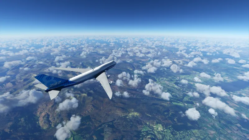 Boeing 747, Microsoft Flight Simulator, 4K