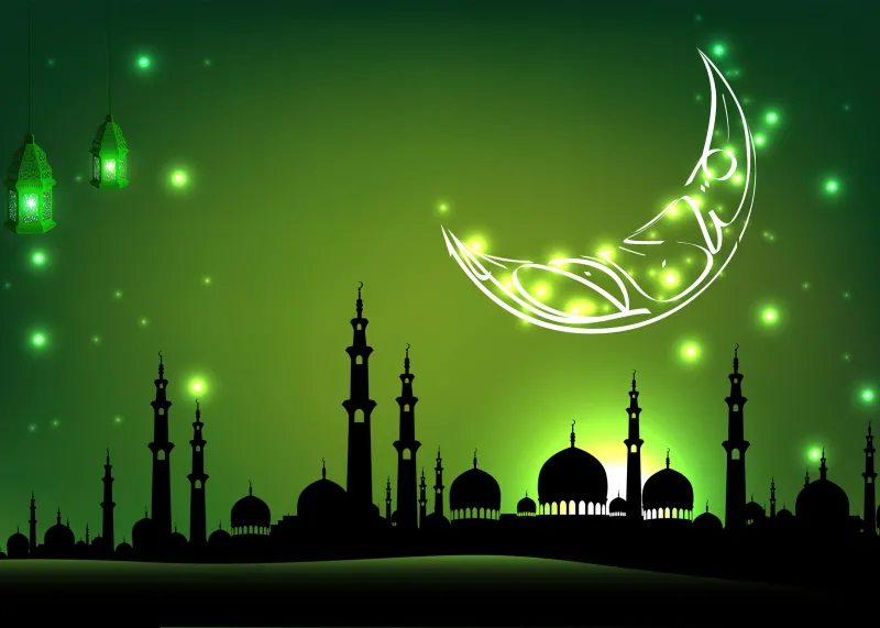 Ramadan Kareem 4K, Islamic, Ramadan crescent moon